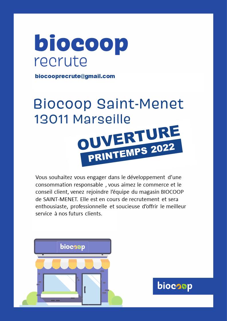 Nouveau magasin Biocoop à Saint-Menet