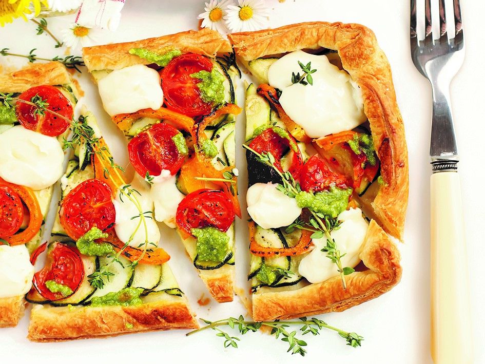 Focaccia Tricolore par Tonon Caseifico Focaccia Tricolore par Tonon Caseifico