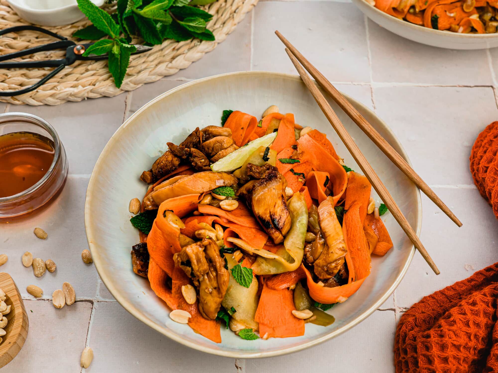 Salade laotienne au poulet Salade laotienne au poulet