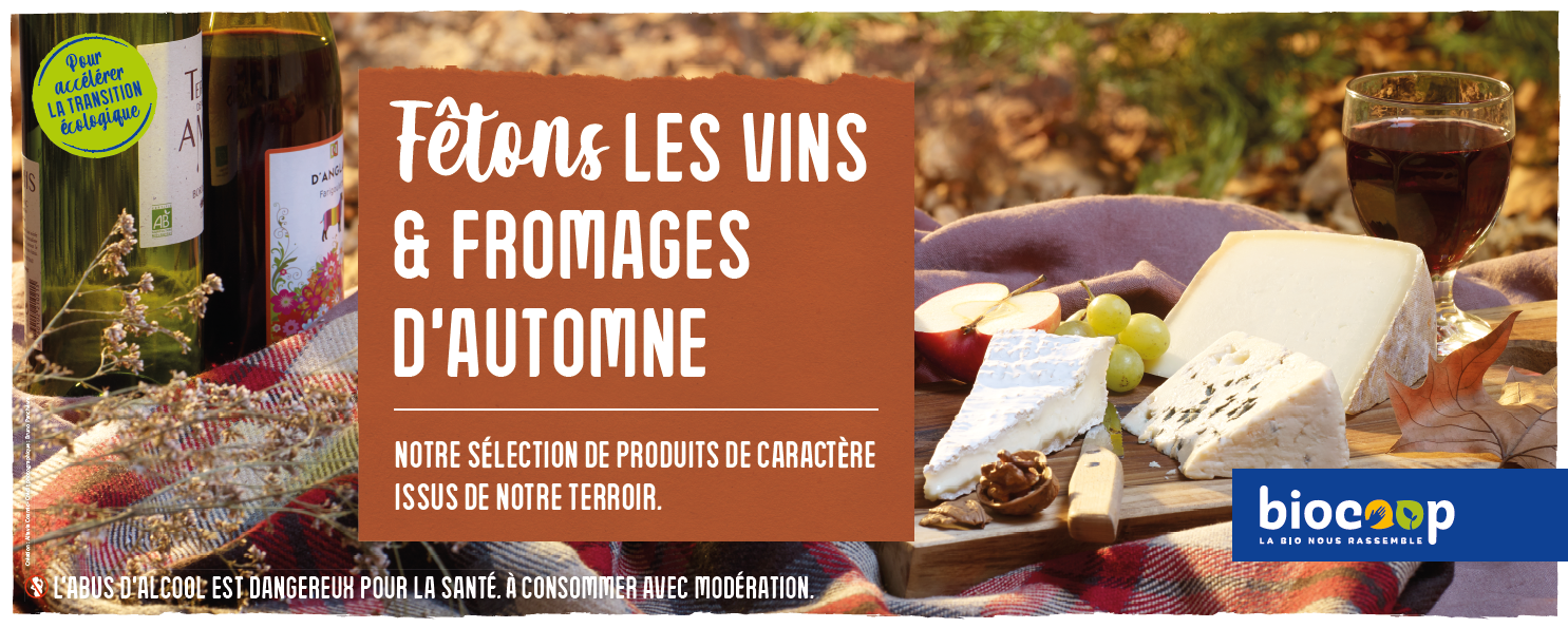 Fête des vins et fromages bio d'automne