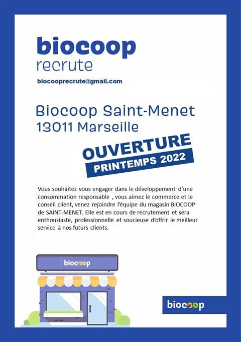 Nouveau magasin Biocoop à Saint-Menet